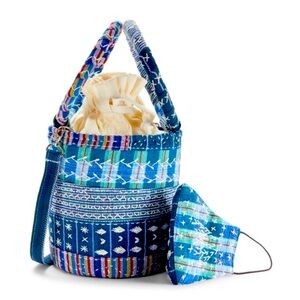 Rafe Patchwork Bucket and Face Mask Set